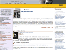 Tablet Screenshot of annalesdelarechercheurbaine.fr